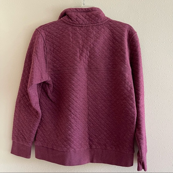 ❌‼️SOLD‼️❌ Patagonia Maroon Button Quilted Crewneck - Picture 7 of 7